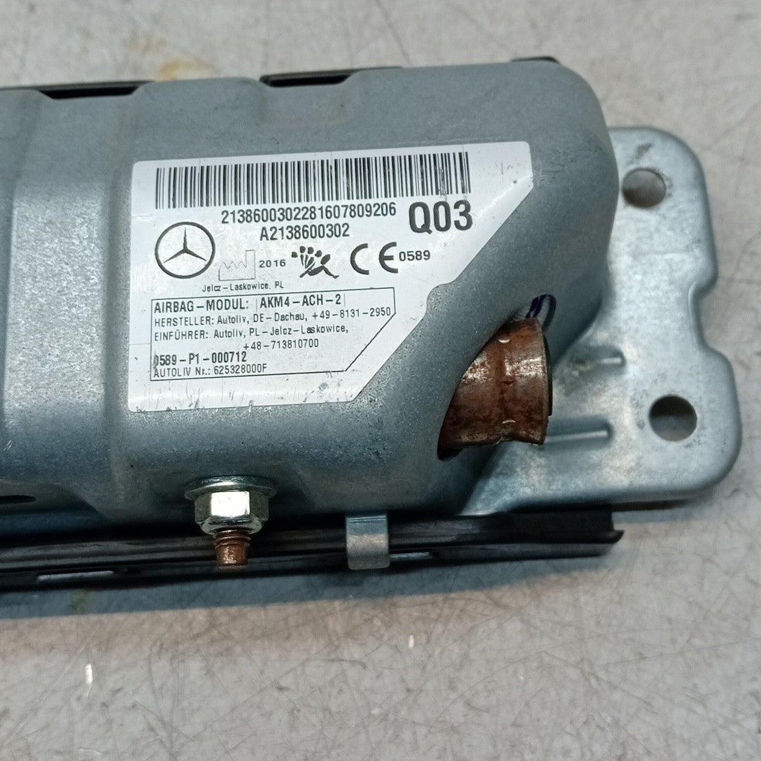 MERCEDES E-CLASS W213 KNEE AIRBAG DRIVER OS RIGHT Q03 A2138600302 FM001222