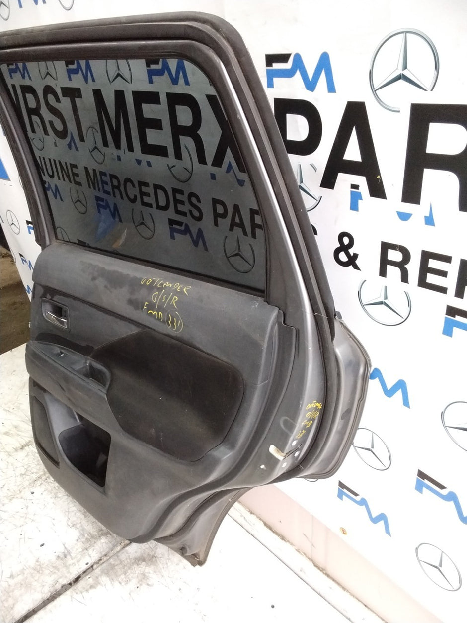 MITSUBISHI OUTLANDER MK3 DRIVER REAR DOOR OSR GREY 2013 COMPLETE FMD331