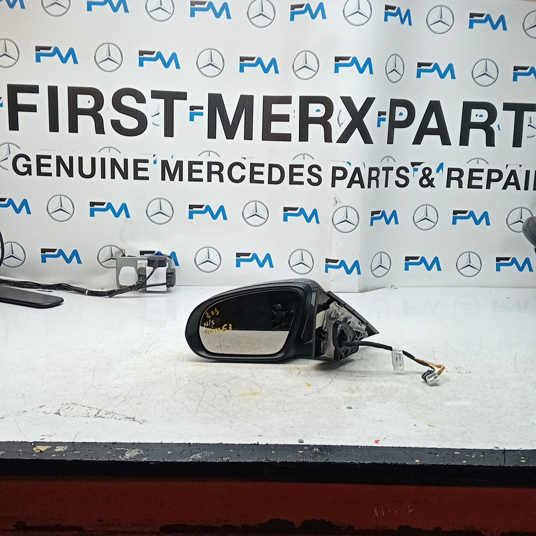 MERCEDES C-CLASS W205 PASSENGER  WING MIRROR NSF GREY 2014 PL A2058104702 FMM63