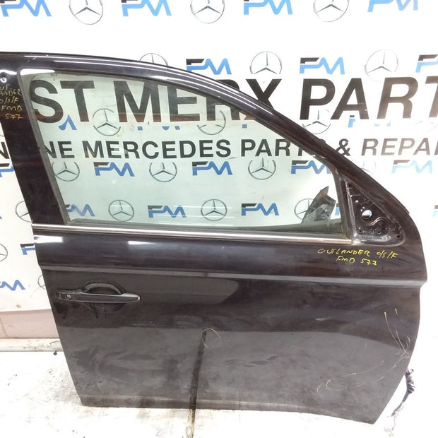 MITSUBISHI OUTLANDER DRIVER FRONT DOOR OSF BLACK COMPLETE FMD577
