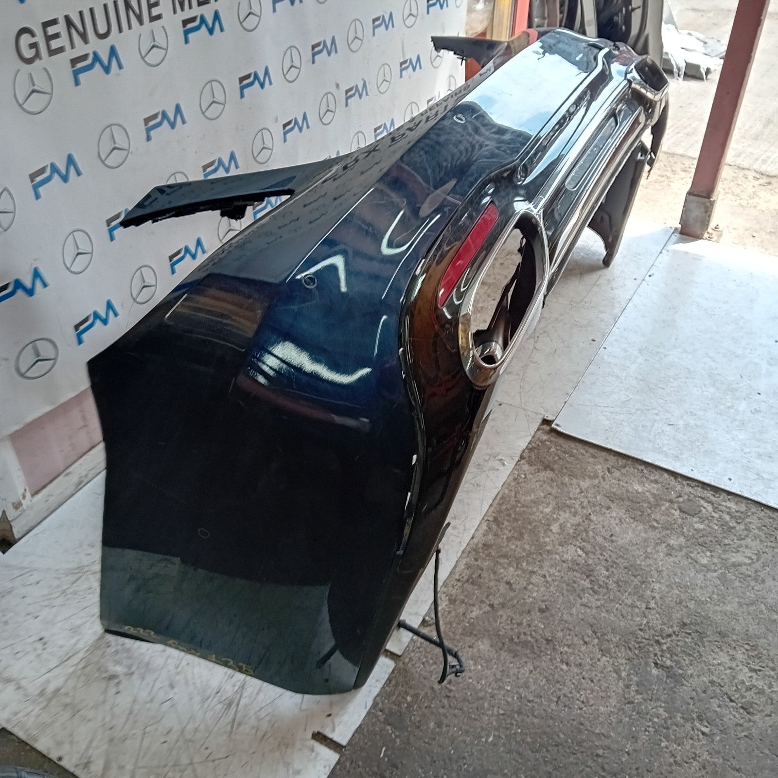 MERCEDES BENZ S-CLASS W222 SALOON REAR BUMPER BLUE 2014 ON A2228802601 FMX135