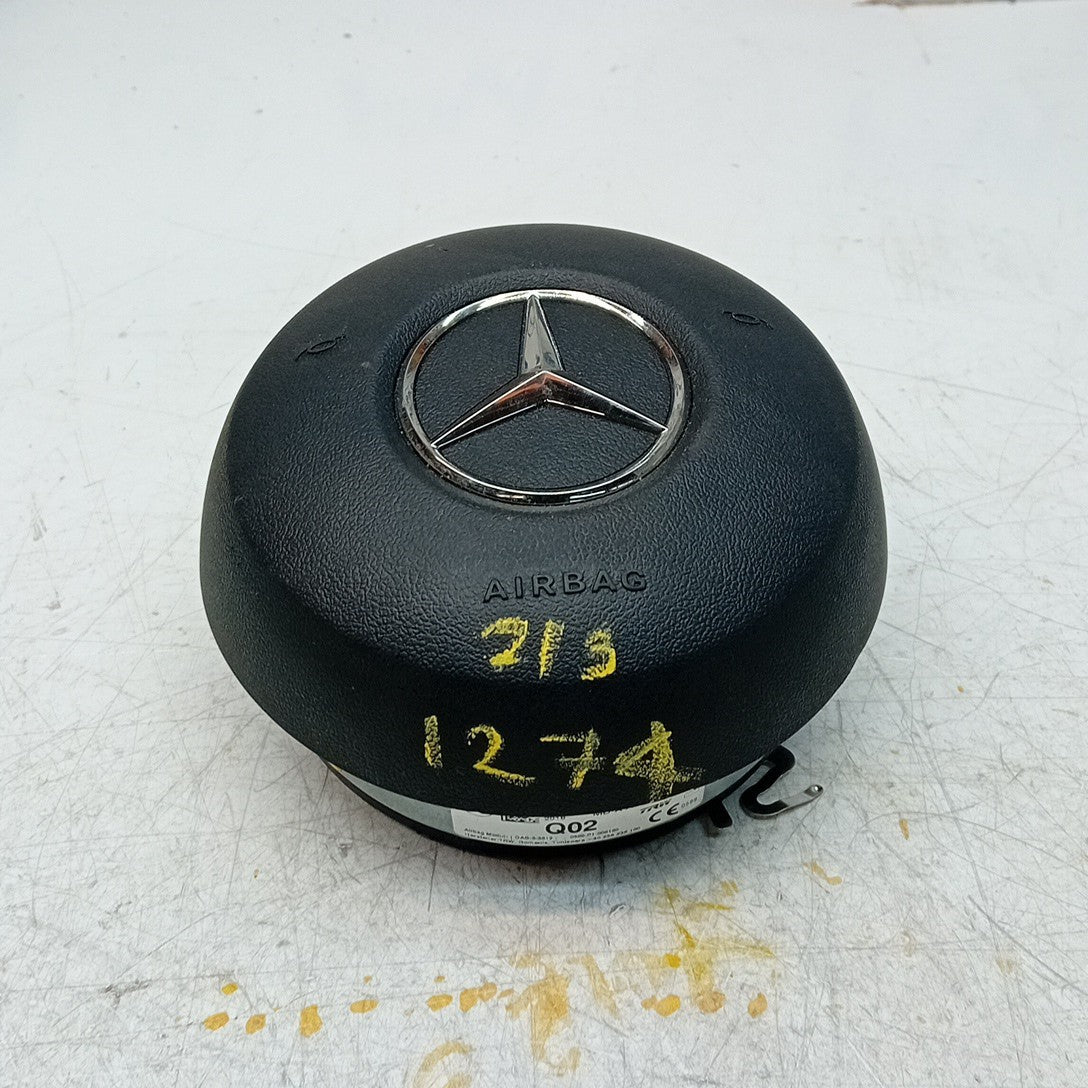 MERCEDES  E-CLASS W213 STEERING WHEEL AIRBAG DRIVER OS RIGHT Q02 FM001274