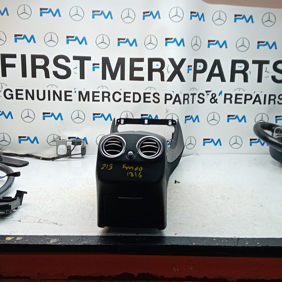  MERCEDES E-CLASS W213 FRONT CENTRE CONSOLE A105852206C COMPLETE FM001316