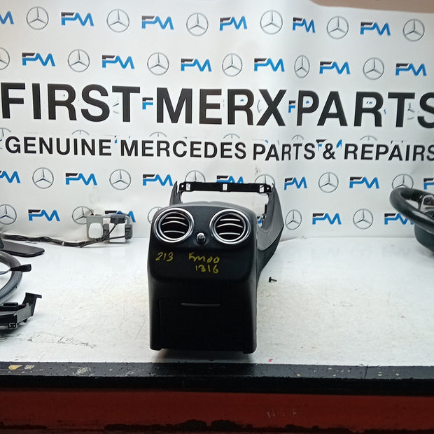  MERCEDES E-CLASS W213 FRONT CENTRE CONSOLE A105852206C COMPLETE FM001316
