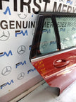 MERCEDES ESTATE C-CLASS W204 DRIVER  REAR DOOR O/S/R  RED & BLACK 2008-14 FMD70