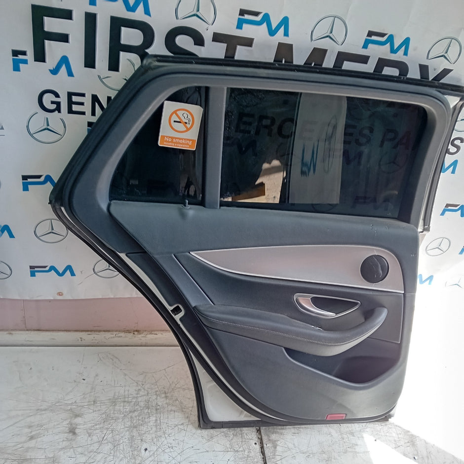 MERCEDES E-CLASS S213 EST PASSENGER REAR DOOR NSR WHITE 2016 ON COMPLETE FMD228
