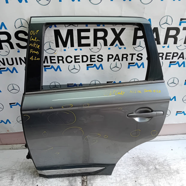 MITSUBISHI OUTLANDER MK3 PASSENGER SIDE REAR DOOR NSR 2013 GREY FMD420