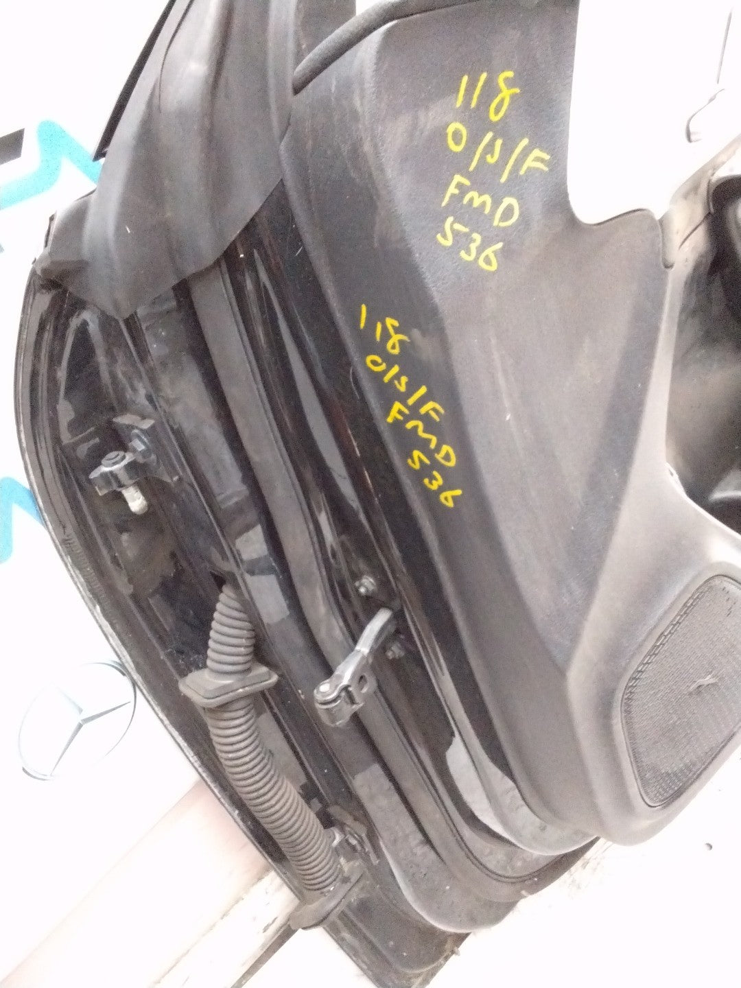 MERCEDES CLA W118  DRIVER FRONT DOOR OSF BLACK 2019-23 COMPLETE FMD536