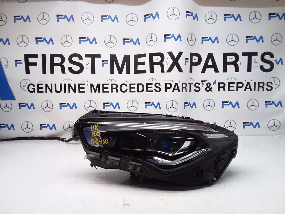 MERCEDES CLA W118 2021 MULTIBEAM LED HEADLIGHT LEFT N/S A1189068900 FMH60