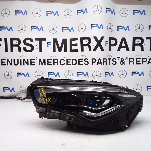 MERCEDES CLA W118 2021 MULTIBEAM LED HEADLIGHT LEFT N/S A1189068900 FMH60