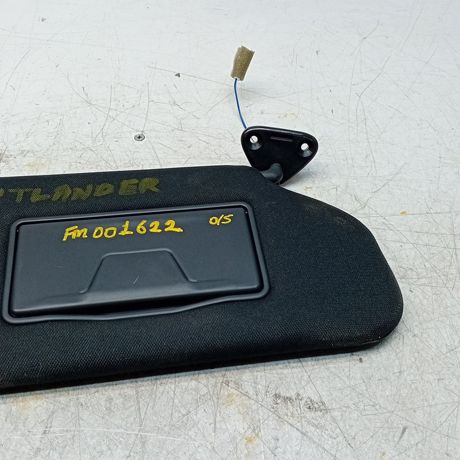 MITSUBISHI OUTLANDER MK3 SUN VISOR DRIVER SIDE OS BLACK 2014 FM001622