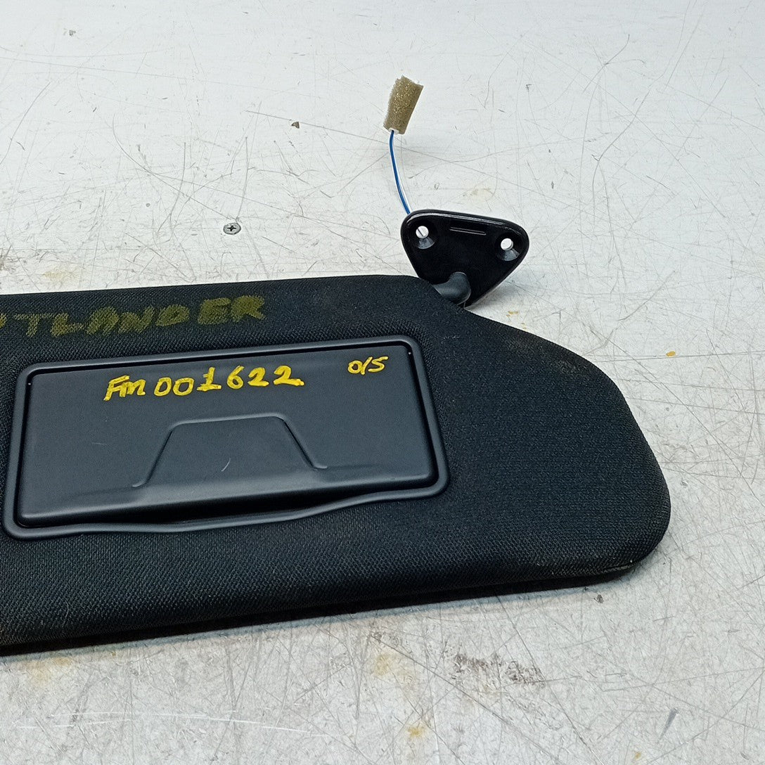 MITSUBISHI OUTLANDER MK3 SUN VISOR DRIVER SIDE OS BLACK 2014 FM001622