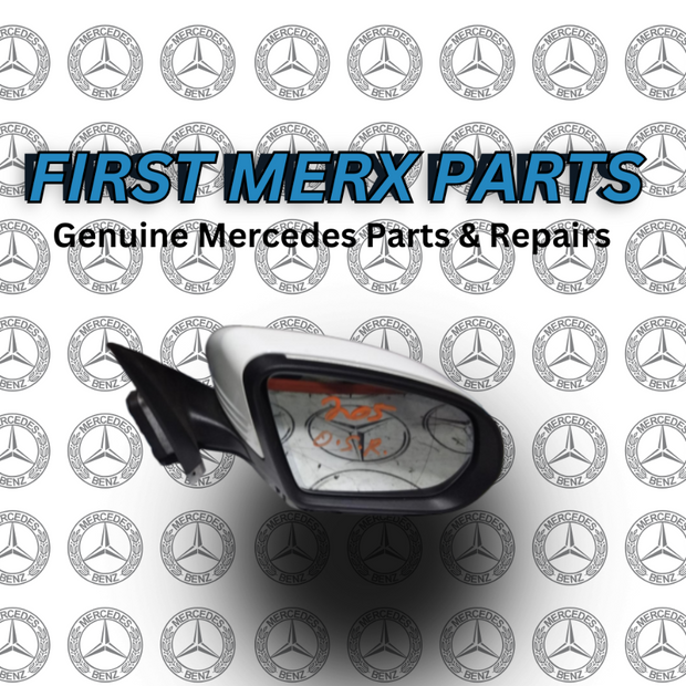 MERCEDES BENZ C Class 2017 W205 Driver Side Wing Mirror A2058104402 WHITE