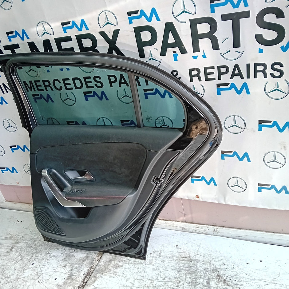 MERCEDES BENZ A-CLASS W177 DRIVER REAR DOOR OSR GREY 2018 ON COMPLETE FMD371