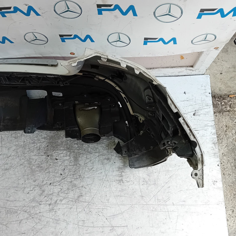 MERCEDES BENZ GLA W156 AMG REAR BUMPER ŴHITE 2016 A1568854340 COMPLETE FMX124