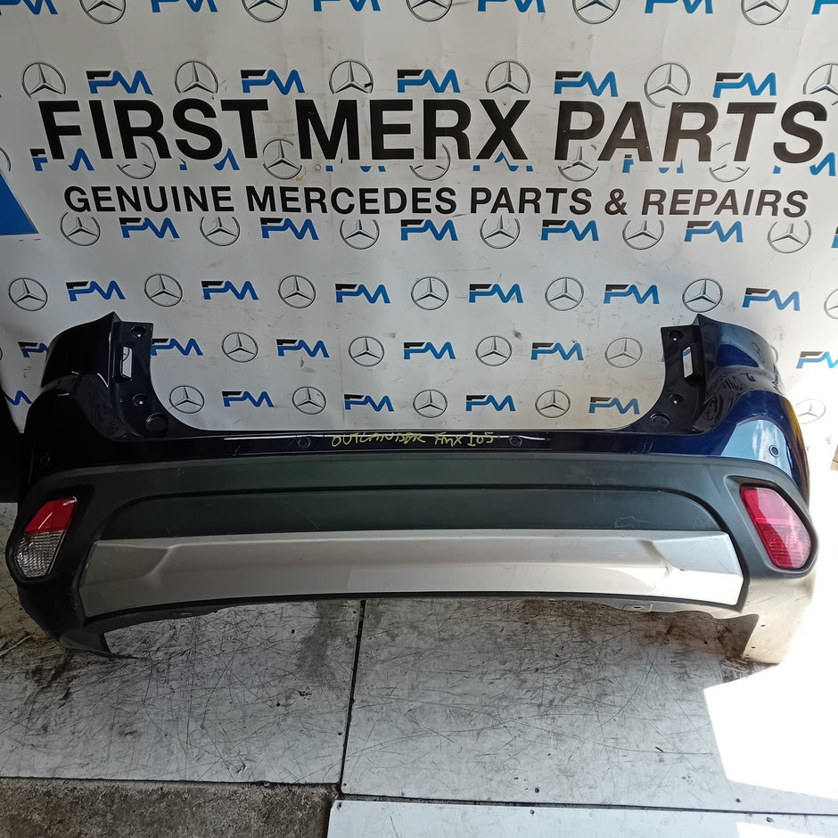 MITSUBISHI OUTLANDER MK3 REAR BUMPER BLUE 2013 COMPLETE FMX105