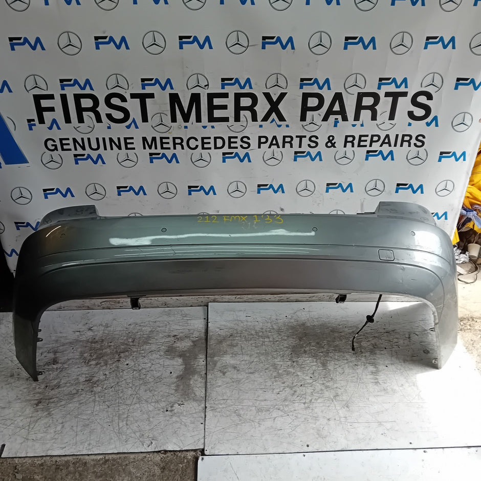 MERCEDES BENZ E-CLASS W212 REAR BUMPER GREY 2014 A2128850225 FMX133