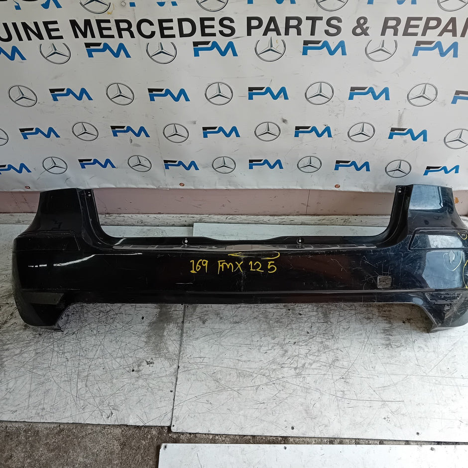 MERCEDES BENZ A-CLASS W169 REAR BUMPER BLACK 2004-12 A1698850838 FMX125