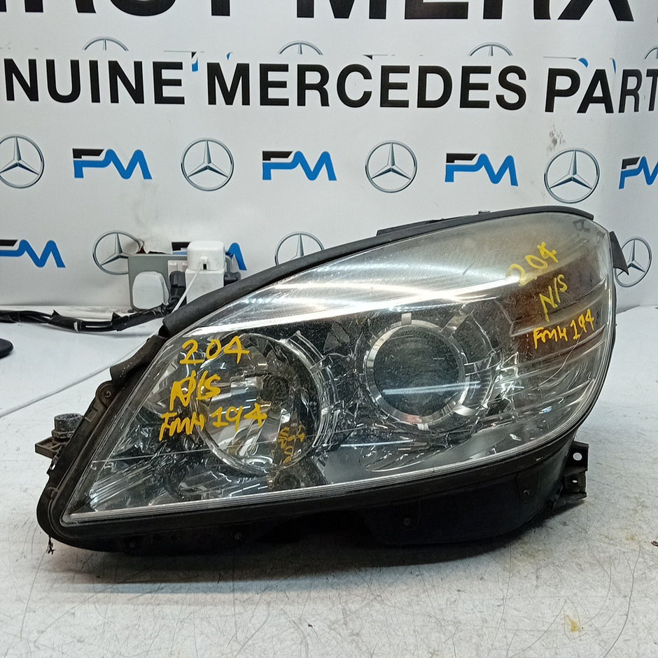 MERCEDES BENZ C-CLASS W204 PASSENGER SIDE NS HEADLIGHT 2012 A2048208561 FMH194