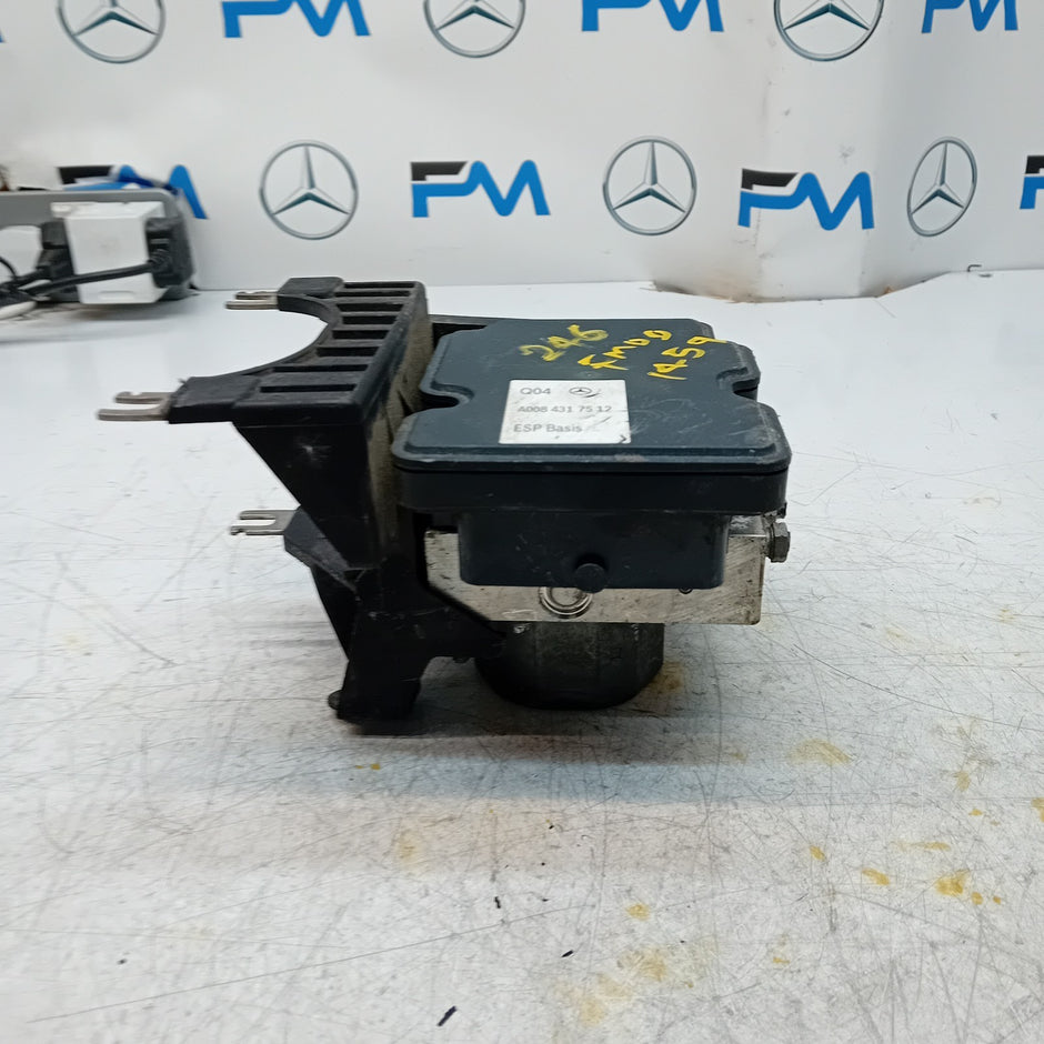 MERCEDES BENZ B-CLASS W246 ABS PUMP CONTROL MODULE UNIT A0084317512 FM001459