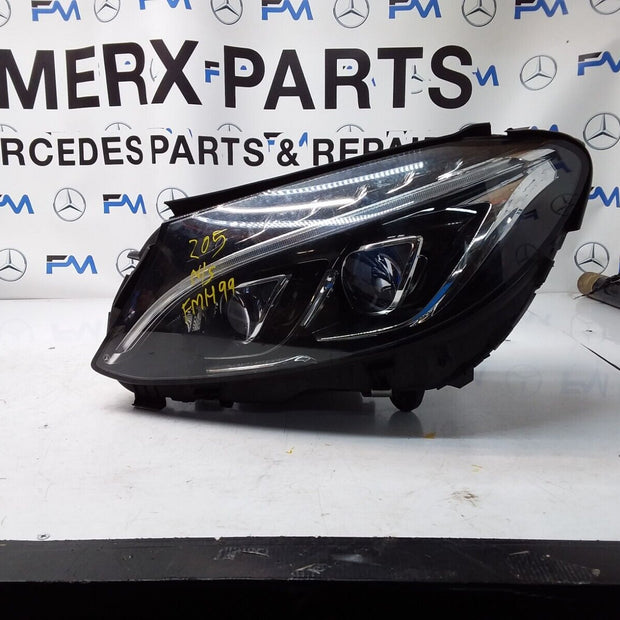 MERCEDES C CLASS W205 HEADLIGHT COMPLETE FACELIFT PASSENGER NS A2059069501 FMH99
