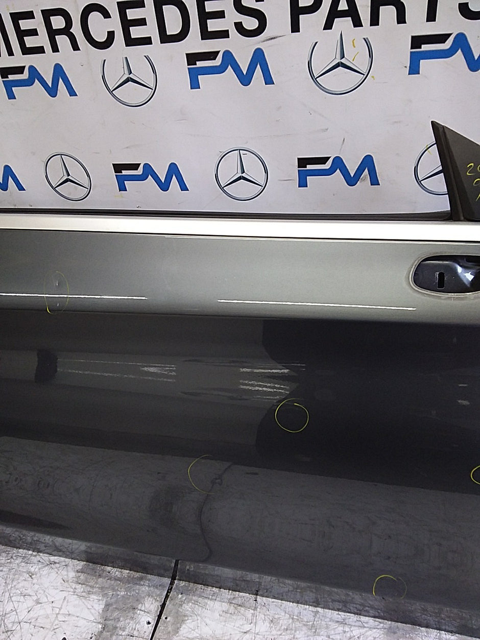MERCEDES C-CLASS C205  DRIVER FRONT DOOR OSF GREY 2016 ONW COMPLETE FMD618