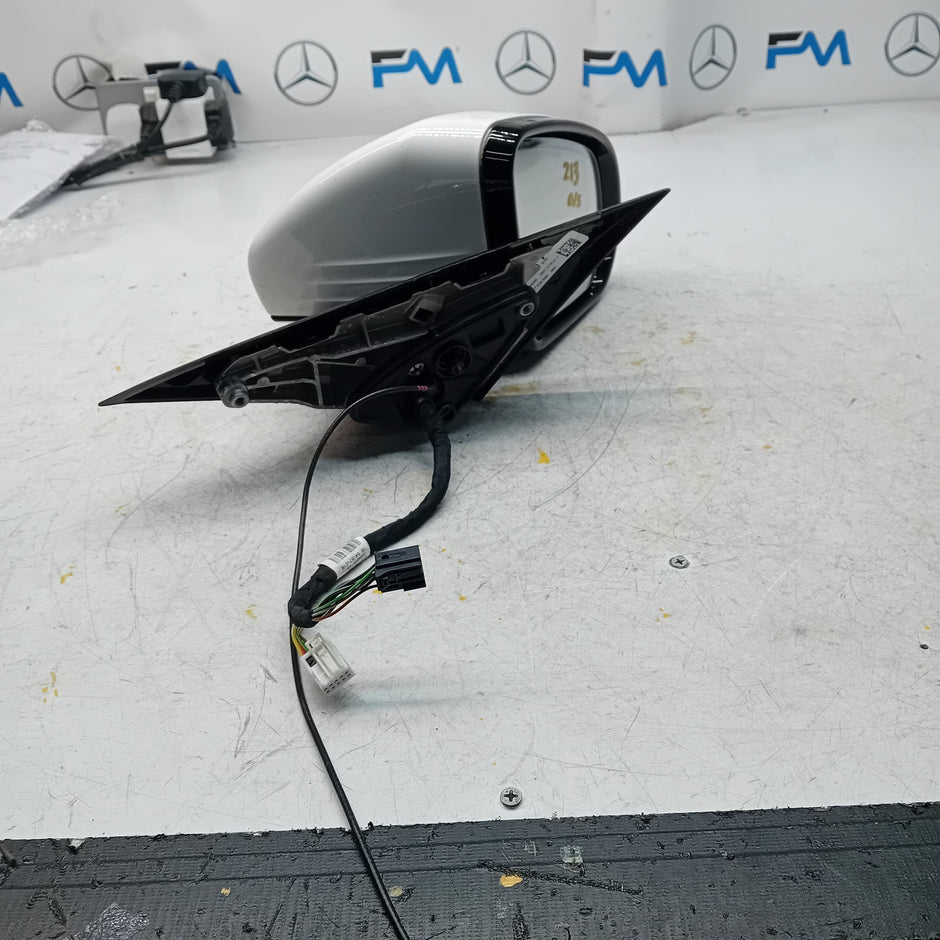MERCEDES E-CLASS 2016 On W213 DRIVER SIDE WING MIRROR A2138102800 WHITE FMM4
