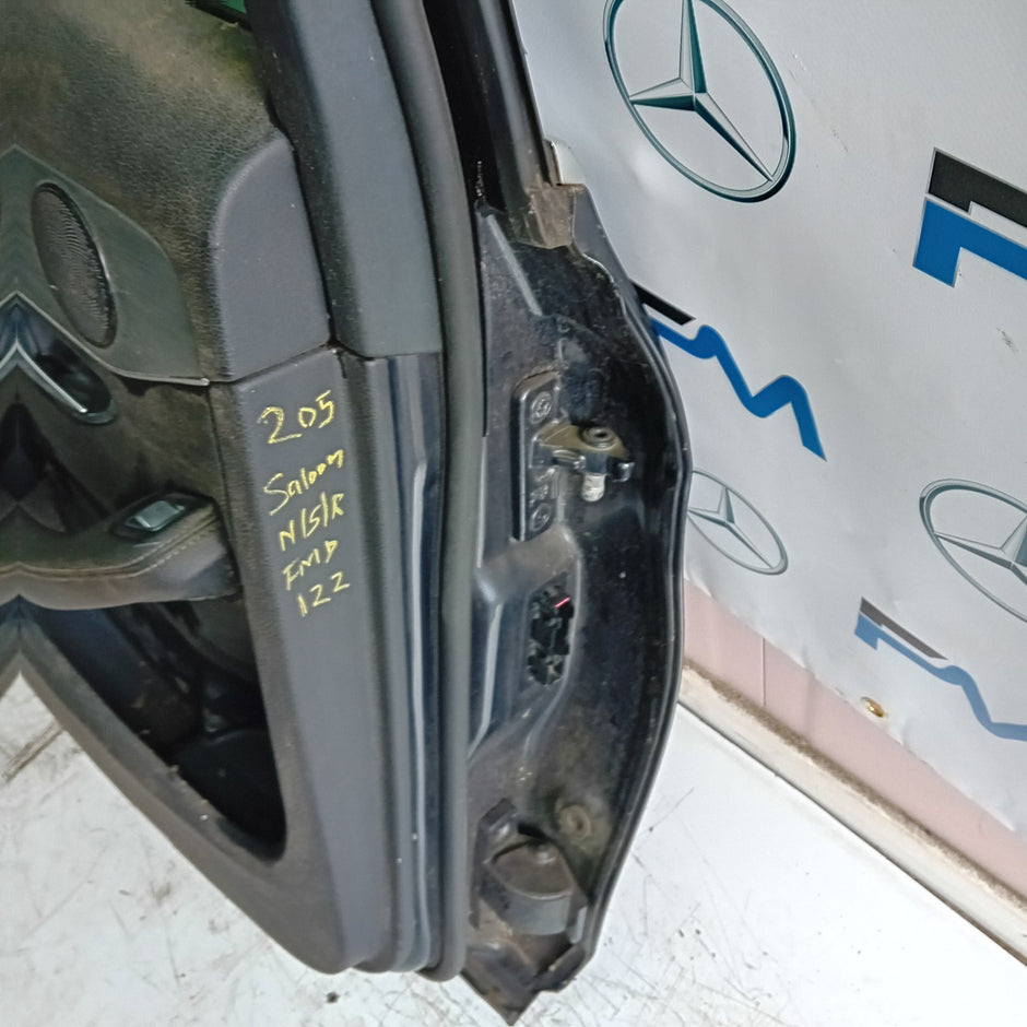 MERCEDES BENZ C-CLASS W205 PASSENGER SIDE REAR DOOR N/S/R GREY FMD122