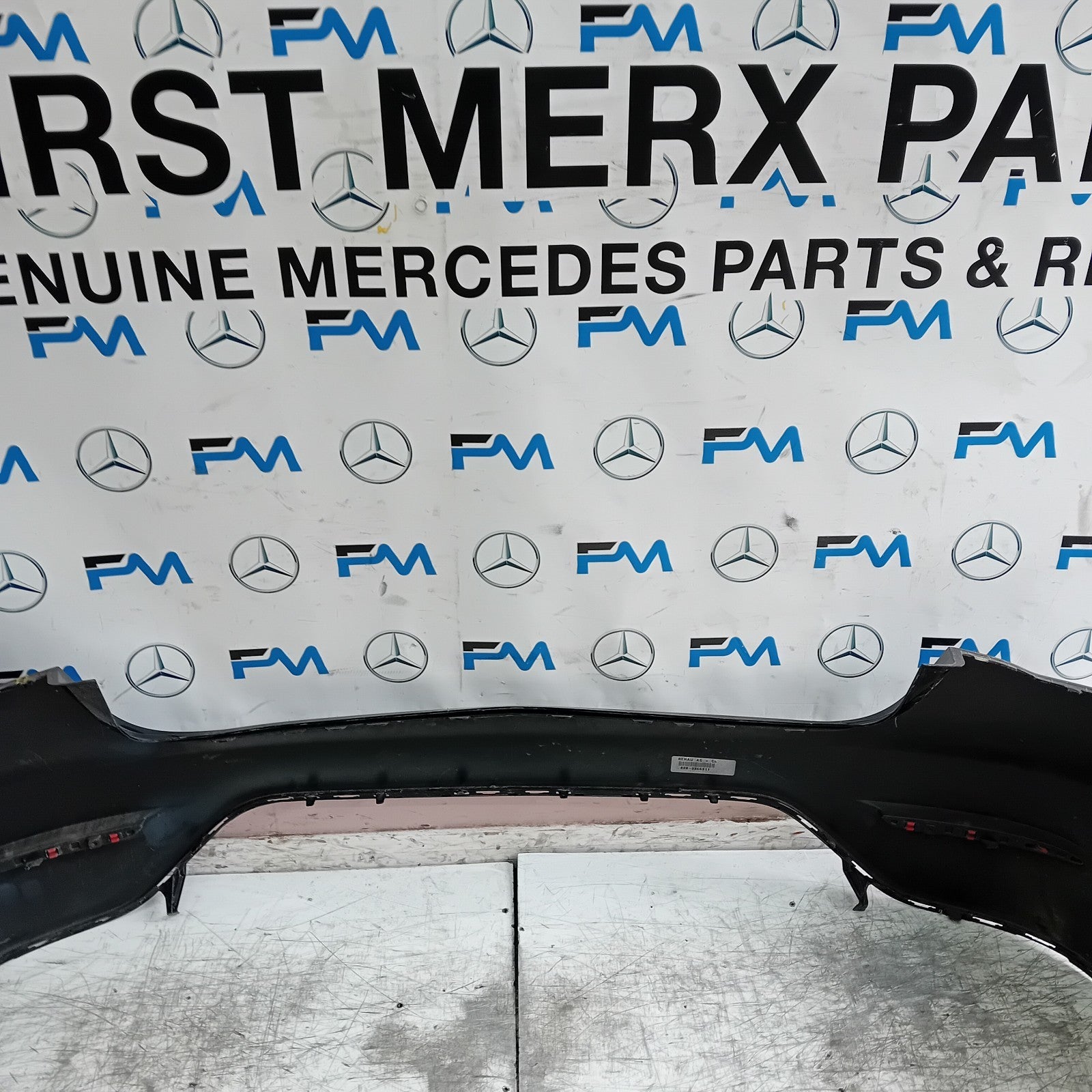 MERCEDES BENZ GLC W253 REAR BUMPER 2015 BLACK A2539852525 FMX50