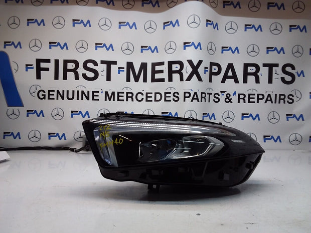 2014 MERCEDES E-CLASS W212 N/S Passenger Side Front Headlight FMH40 LED HIGH