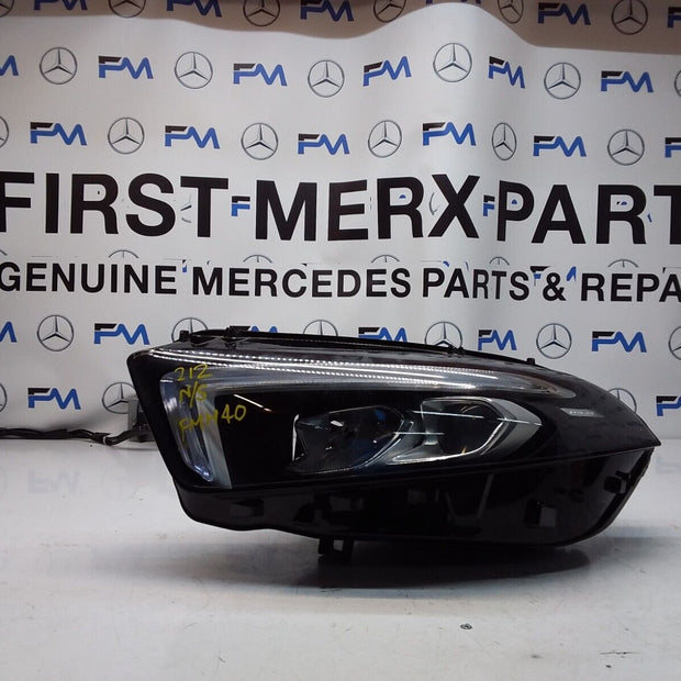 2014 MERCEDES E-CLASS W212 N/S Passenger Side Front Headlight FMH40 LED HIGH
