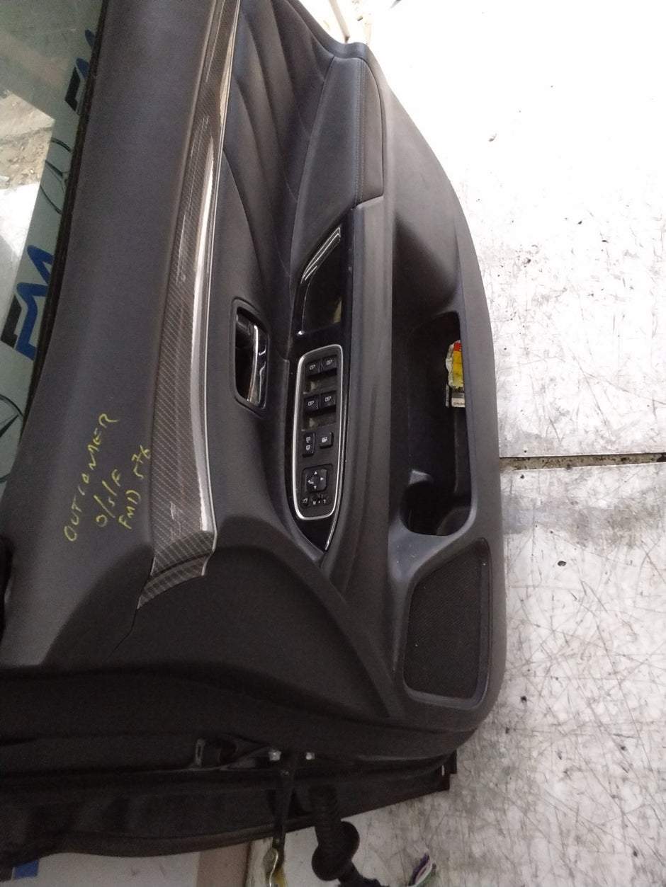 MITSUBISHI OUTLANDER DRIVER FRONT DOOR OSF BLACK  COMPLETE FMD576