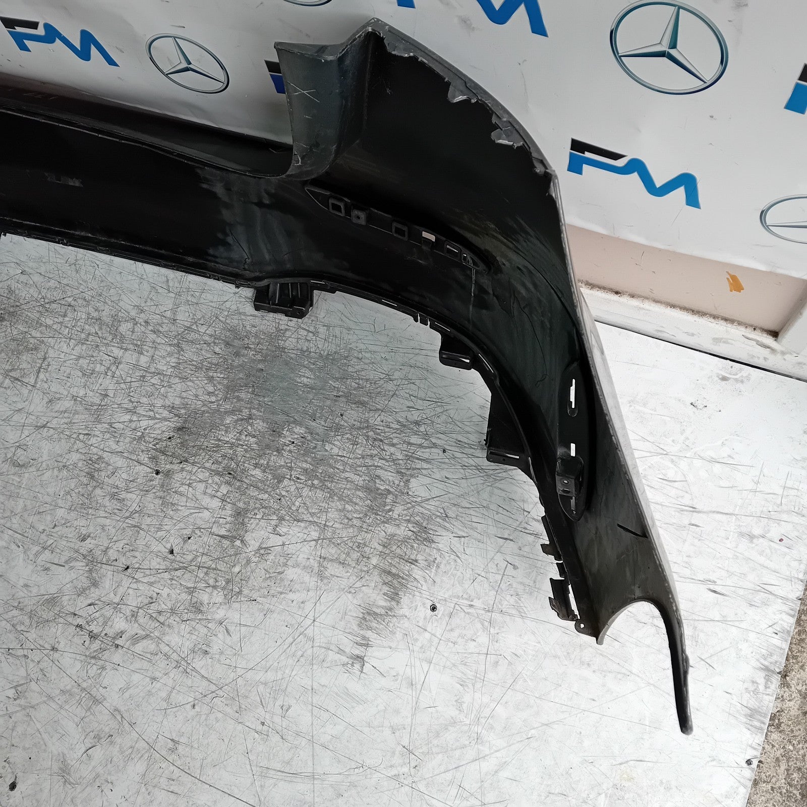 MERCEDES BENZ  A-CLASS W177 REAR BUMPER A1778854701 2018 GREY FMX15