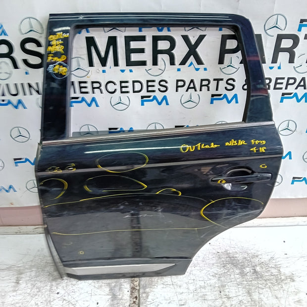 MITSUBISHI OUTLANDER MK3 PASSENGER SIDE REAR DOOR NSR 2013 BLACK FMD418