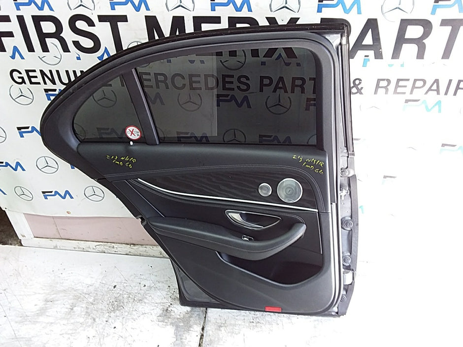 MERCEDES E-CLS W213 SLN PASSENGER REAR DOOR NSR GREY 2016-23 COMPLETE FMD610