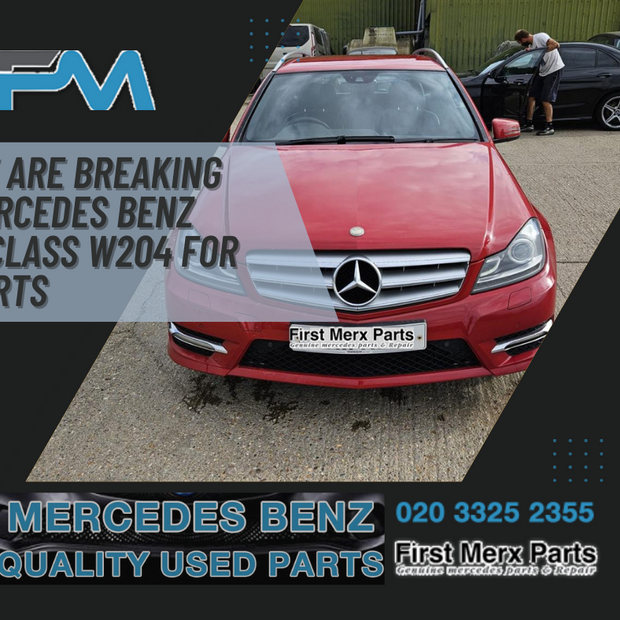 MERCEDES BENZ C-CLASS W204 - BREAKING / FRONT BUMPER AND WINGS