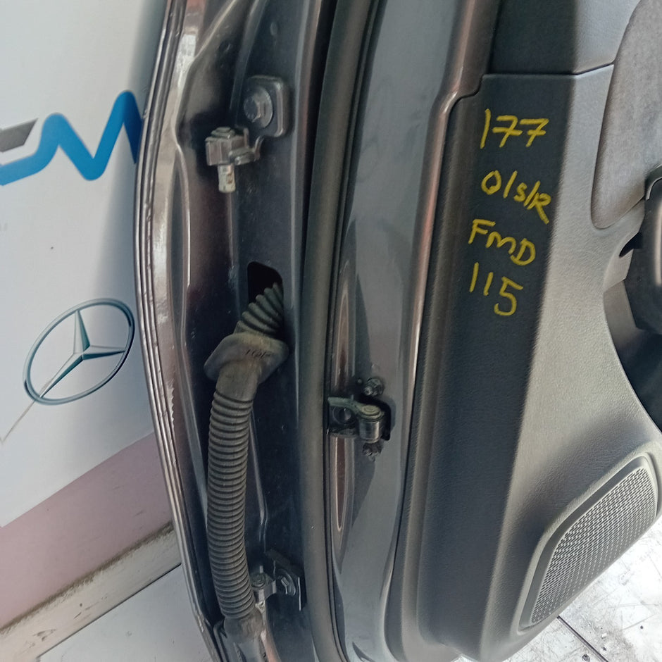 MERCEDES  A-CLASS W177 DRIVER SIDE REAR DOOR N/S/R COMPLETE GREY FMD115