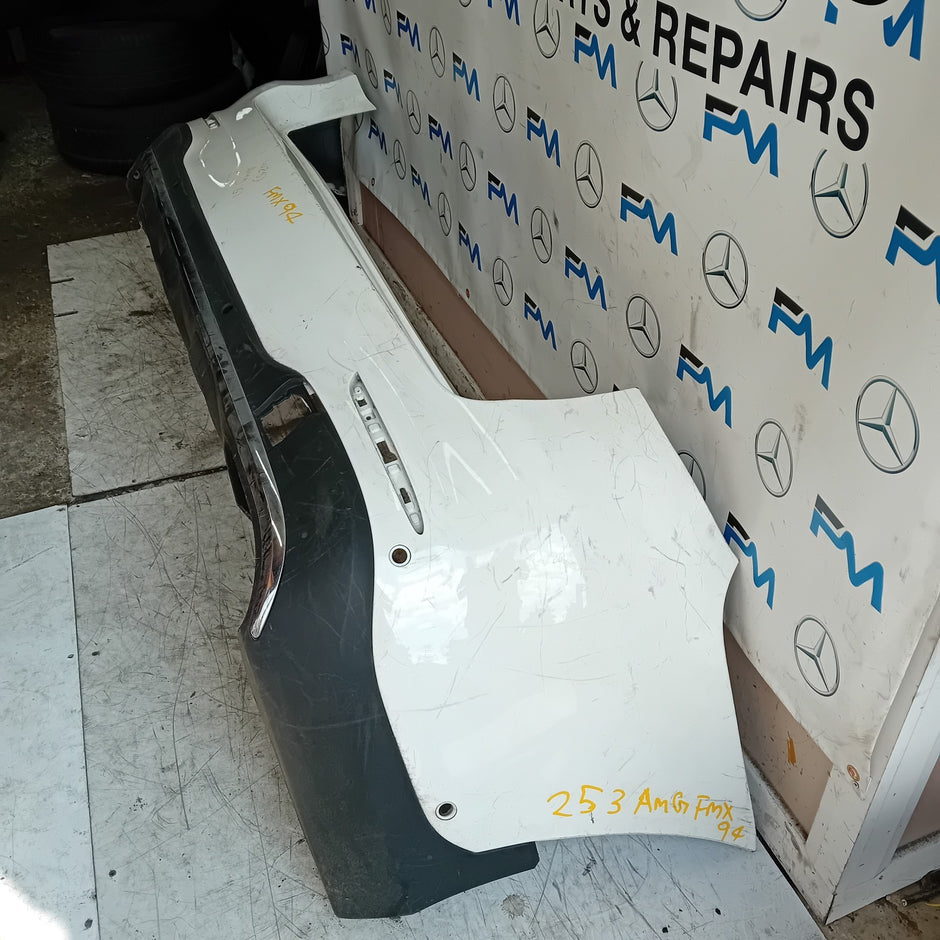MERCEDES GLC C253 WHITE REAR BUMPER WHITE 2016 ON A2538850200 FMX94
