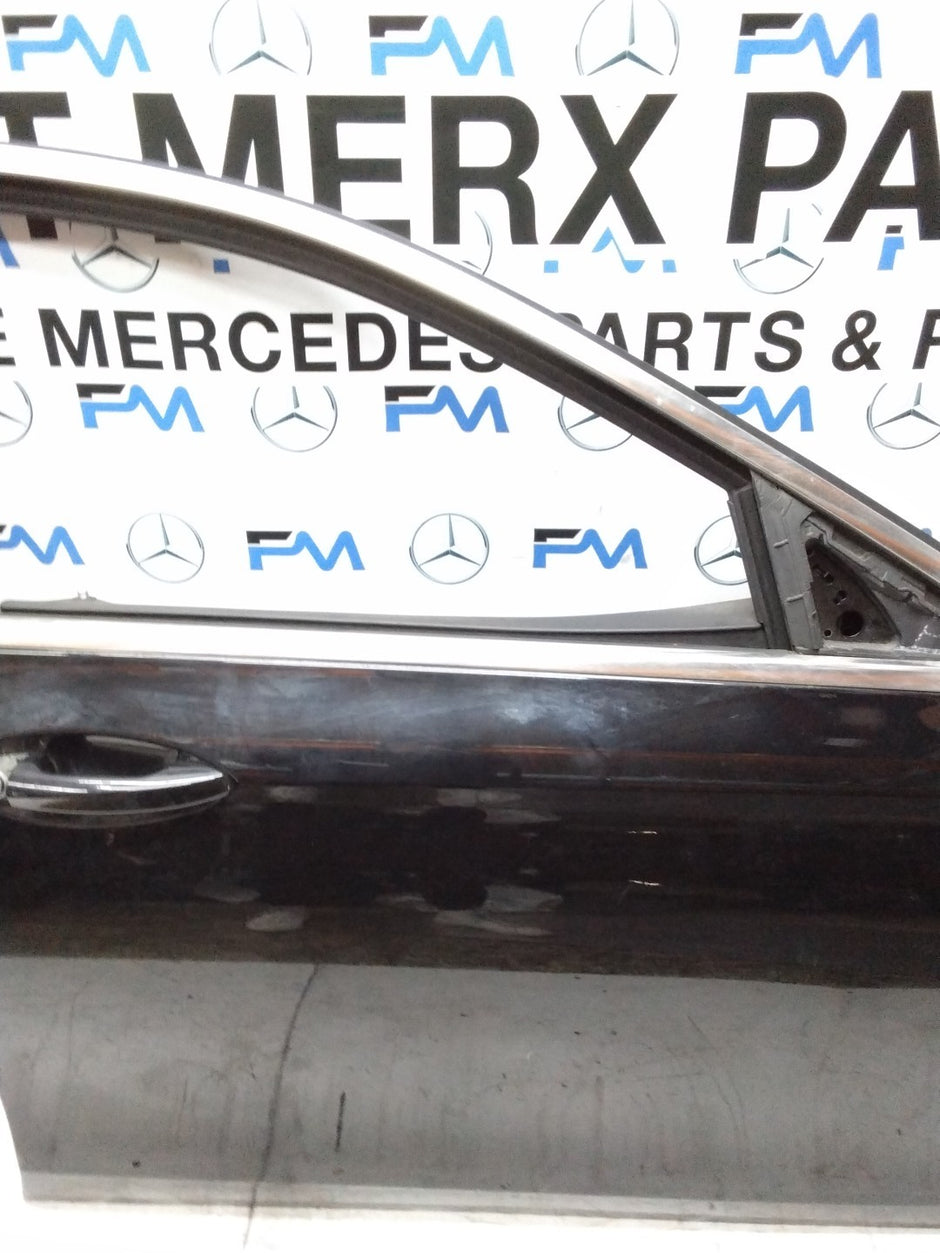 MERCEDES BENZ E-CLASS W213 DRIVER SIDE FRONT DOOR O/S/F COMPLETE BLACK FMD74