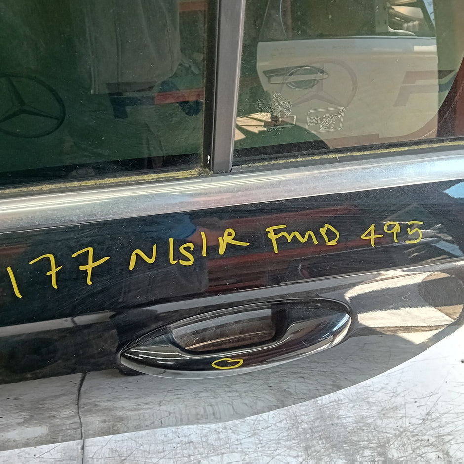 MEECEDES A-CLASS W177 PASSENGER REAR DOOR NSR 2019 BLACK FMD495