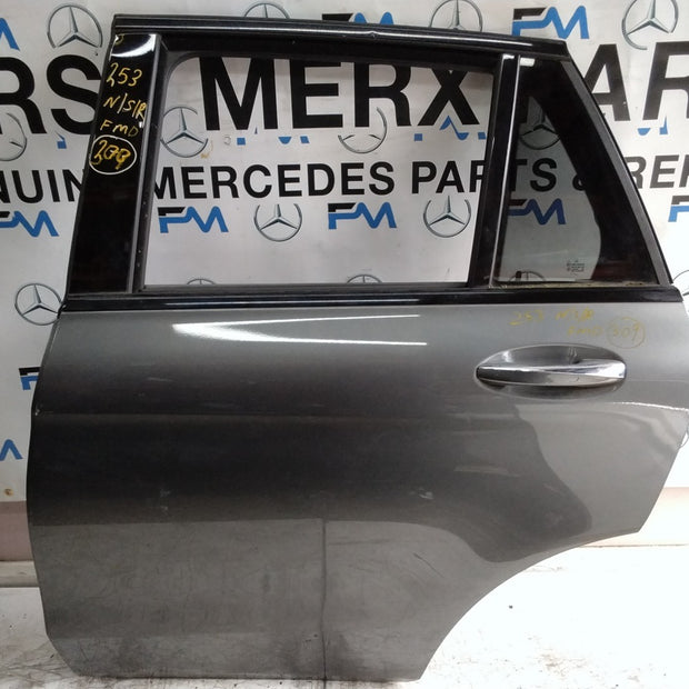 MERCEDES GLC W253 PASSENGER REAR DOOR NSR GREY 2016 ON COMPLETE FMD309