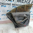 MERCEDES CLA 117 PASSENGER REAR DOOR NSR BLACK 2013-19 COMPLETE FMD244