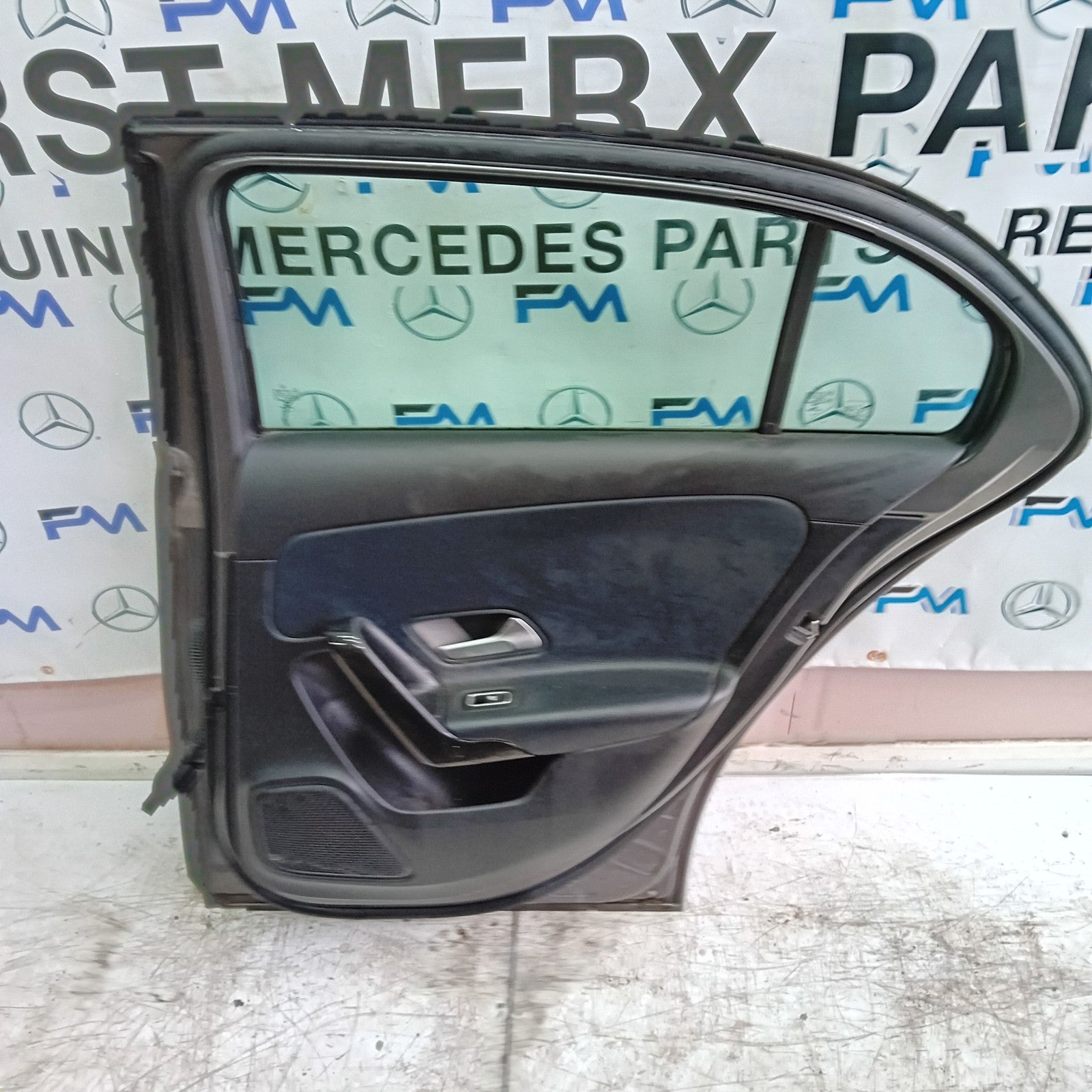MERCEDES A-CLASS W177 DRIVER  REAR DOOR OSR GREY 2018 ON COMPLETE FMD245