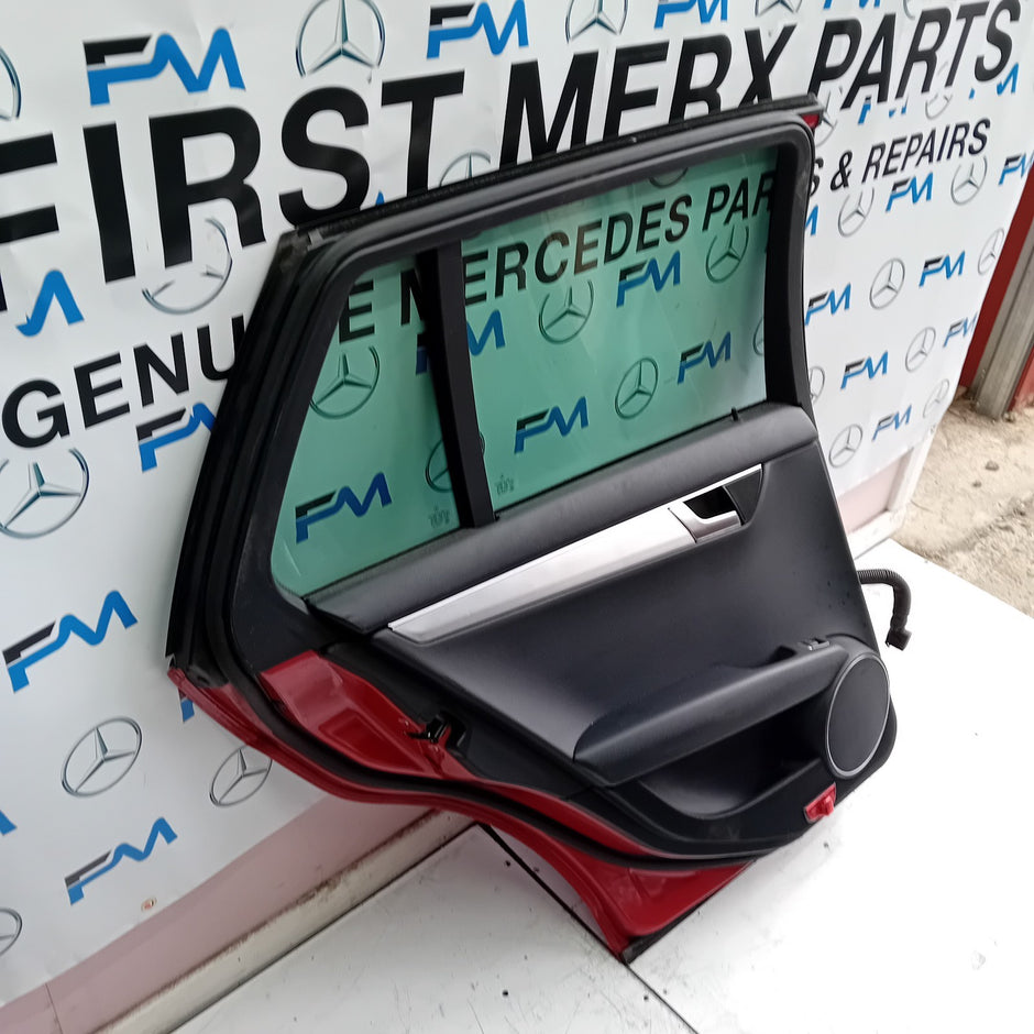 MERCEDES ESTATE C-CLASS W204 PASSENGER REAR DOOR (N/S/R) RED 2008-2014 FMD28