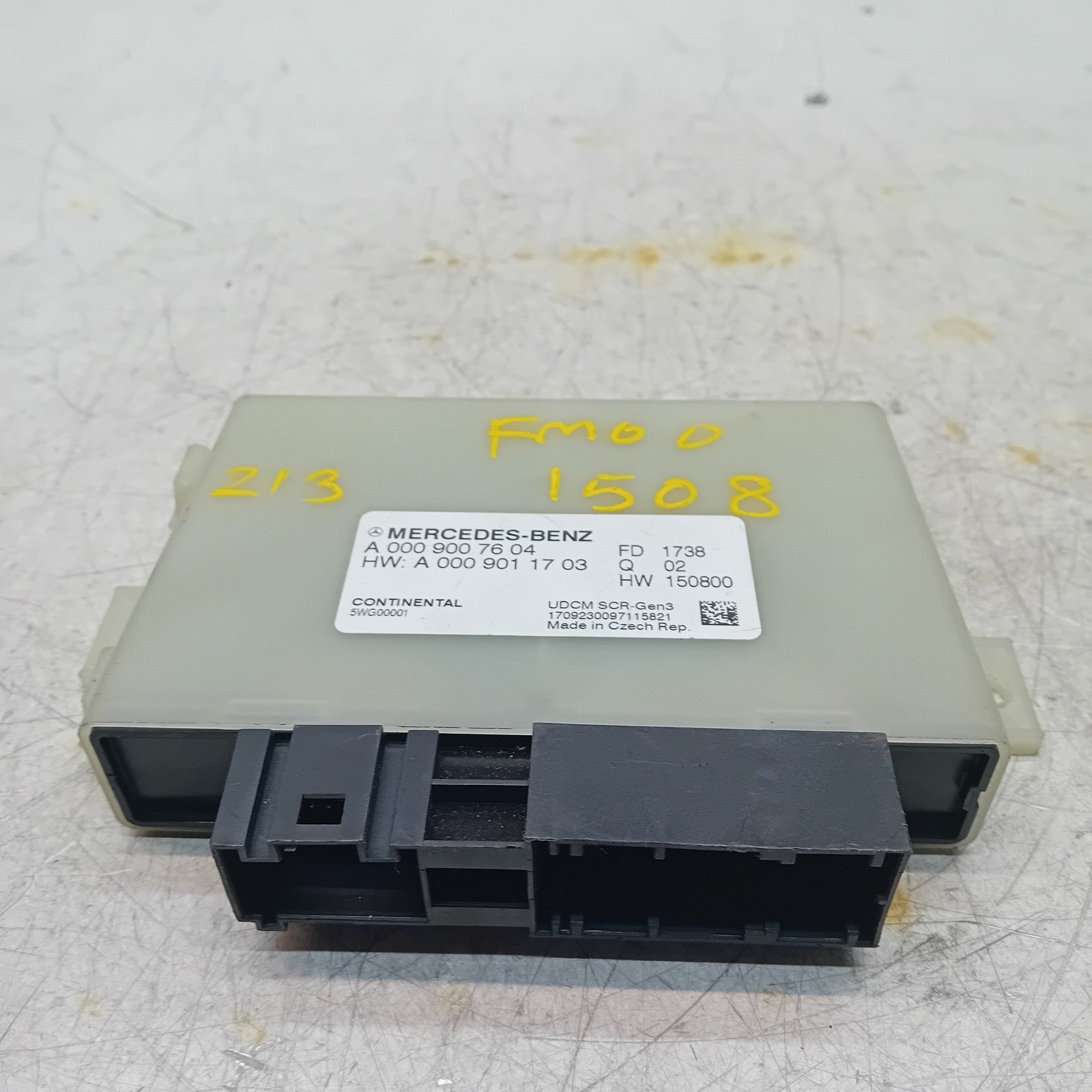 MERCEDES BENZ  E-CLASS W213 ADBLUE SCR CONTROL UNIT EGR ECU A0009007604 FM001508