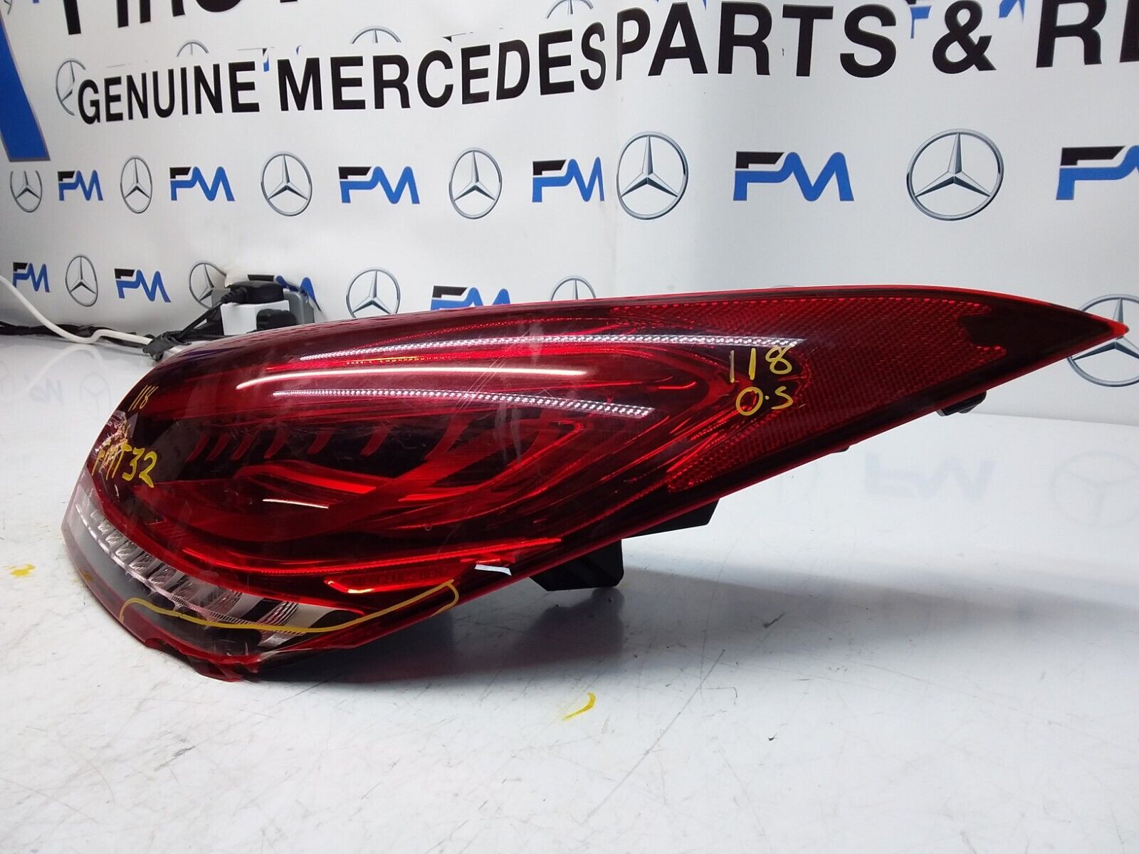 MERCEDES CLA W118 REAR DRIVER SIDE O/S LED LIGHT FMT32 (DAMAGED)