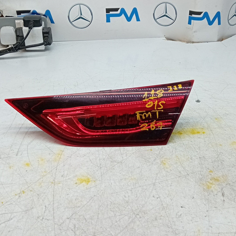 MERCEDES CLA W118 DRIVER RIGHT OS REAR INNER TAIL LIGHT A1189066400 FMT267