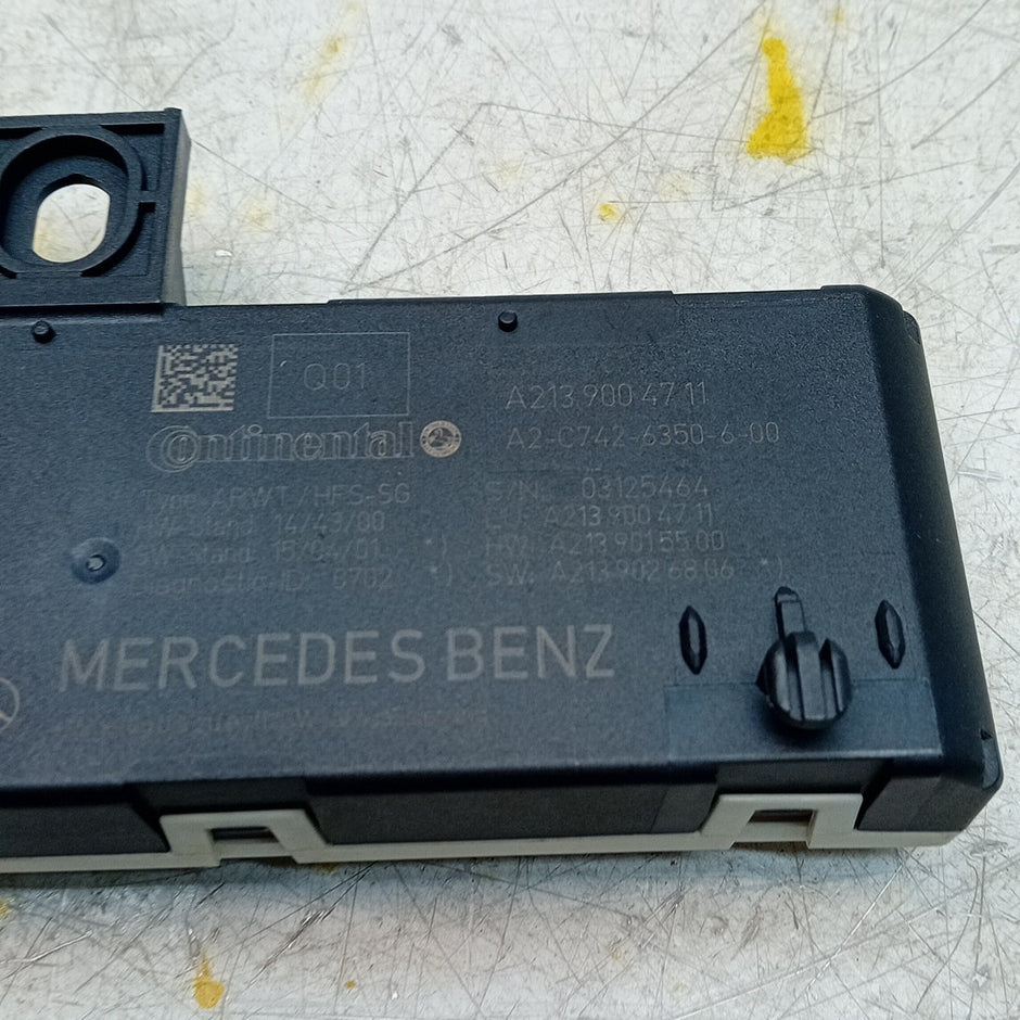 MERCEDES E-CLASS TAILGATE CONTROL MODULE W213 A2139004711 2016 ON FM001319