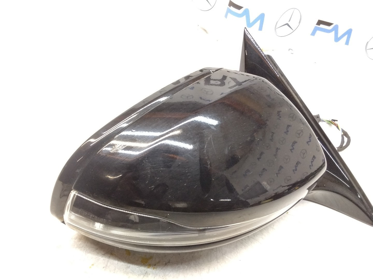 MERCEDES E-CLASS  W213 DRIVER SIDE WING MIRROR A2138100201 BLACK FMM25
