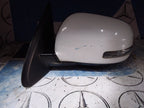 MITSUBISHI OUTLANDER 2013 PASSENGER SIDE MIRROR WHITE - BLIND SPOT WITH CAMERA